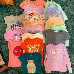 🌸💜Lot of toddler girls shirts🌸💜